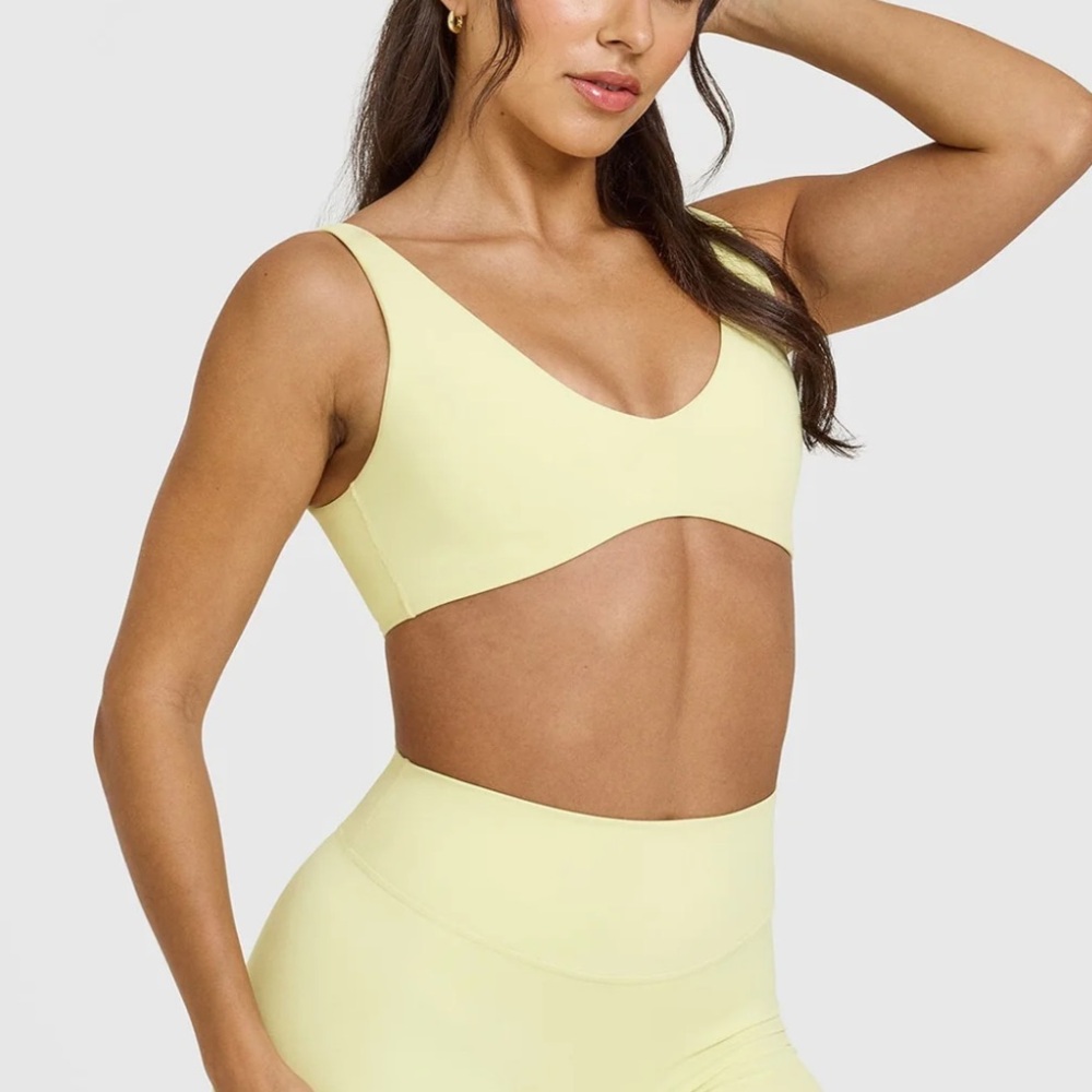 Oner Active SoftMotion Scoop Back Bralette in Pastel Yellow (S)